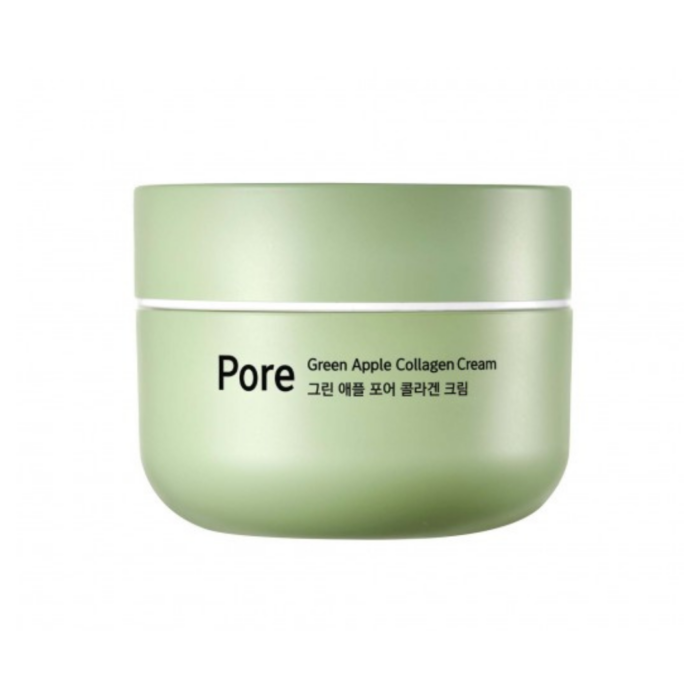 Milk Touch Green Apple Pore Collagen Cream 50 ml. 3