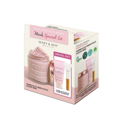 Mary&May Rose Hyaluronic Hydra Wash off Pack Set 125 g. + 30 g.