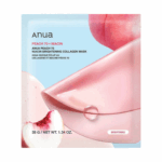 Anua Осветляющая гидрогелевая коллагеновая маска с персиком и ниацинамидом 1 шт.