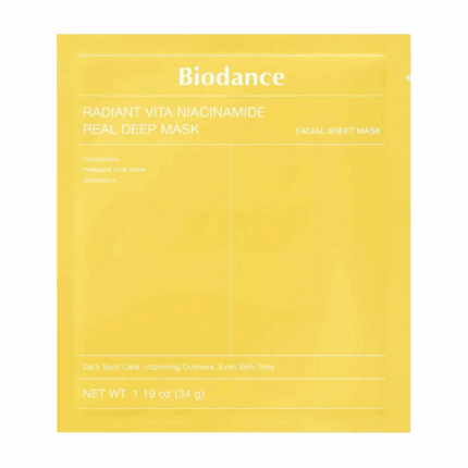 Biodance Гидрогелевая маска с ниацинамидом для сияния кожи 1 шт.