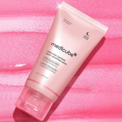 Medicube PDRN Pink Caffeine Night Wrapping Mask 75 ml. 5