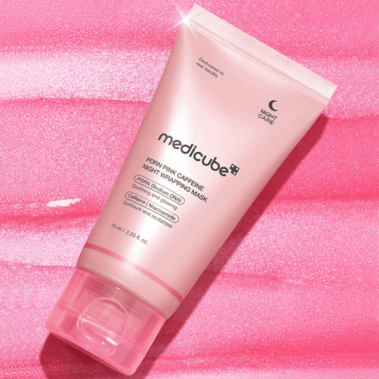 Medicube PDRN Pink Caffeine Night Wrapping Mask 75 ml. 3