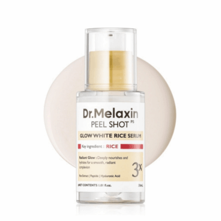 Dr.Melaxin Peel Shot Glow White Rice Serum 30 ml. 3