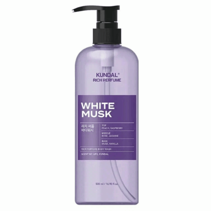 Kundal Rich Perfume Body Wash – White Musk 500 ml.