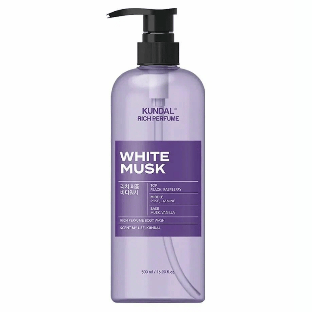 Kundal Rich Perfume Body Wash – White Musk 500 ml. 3 Kundal Rich Perfume Body Wash - White Musk 500 ml. – Bild 1