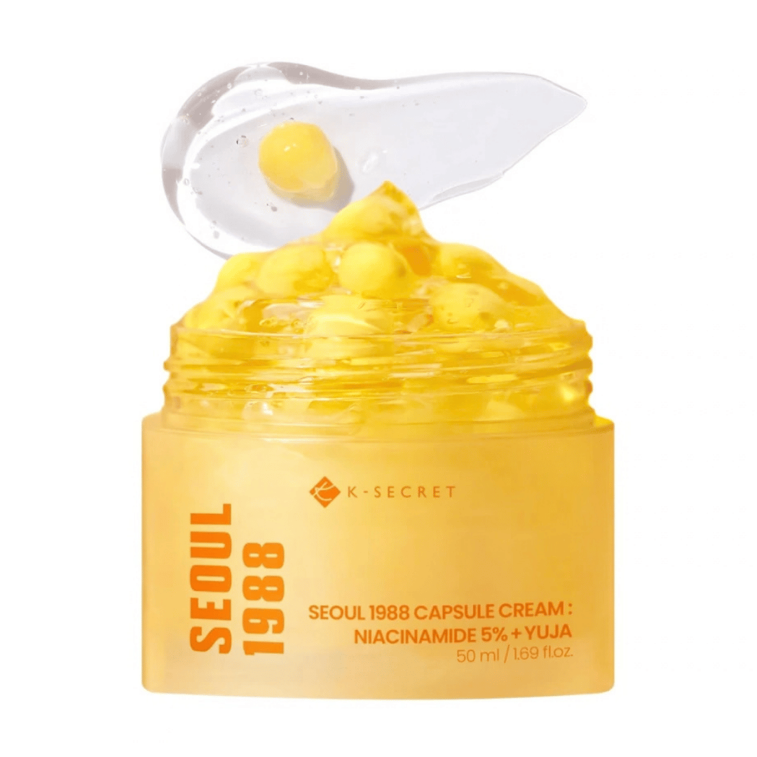 K-Secret Seoul 1988 Capsule Cream: Niacinamide 5% + Yuja 50 ml. 3 K-Secret Seoul 1988 Capsule Cream: Niacinamide 5% + Yuja 50 ml. – Bild 1