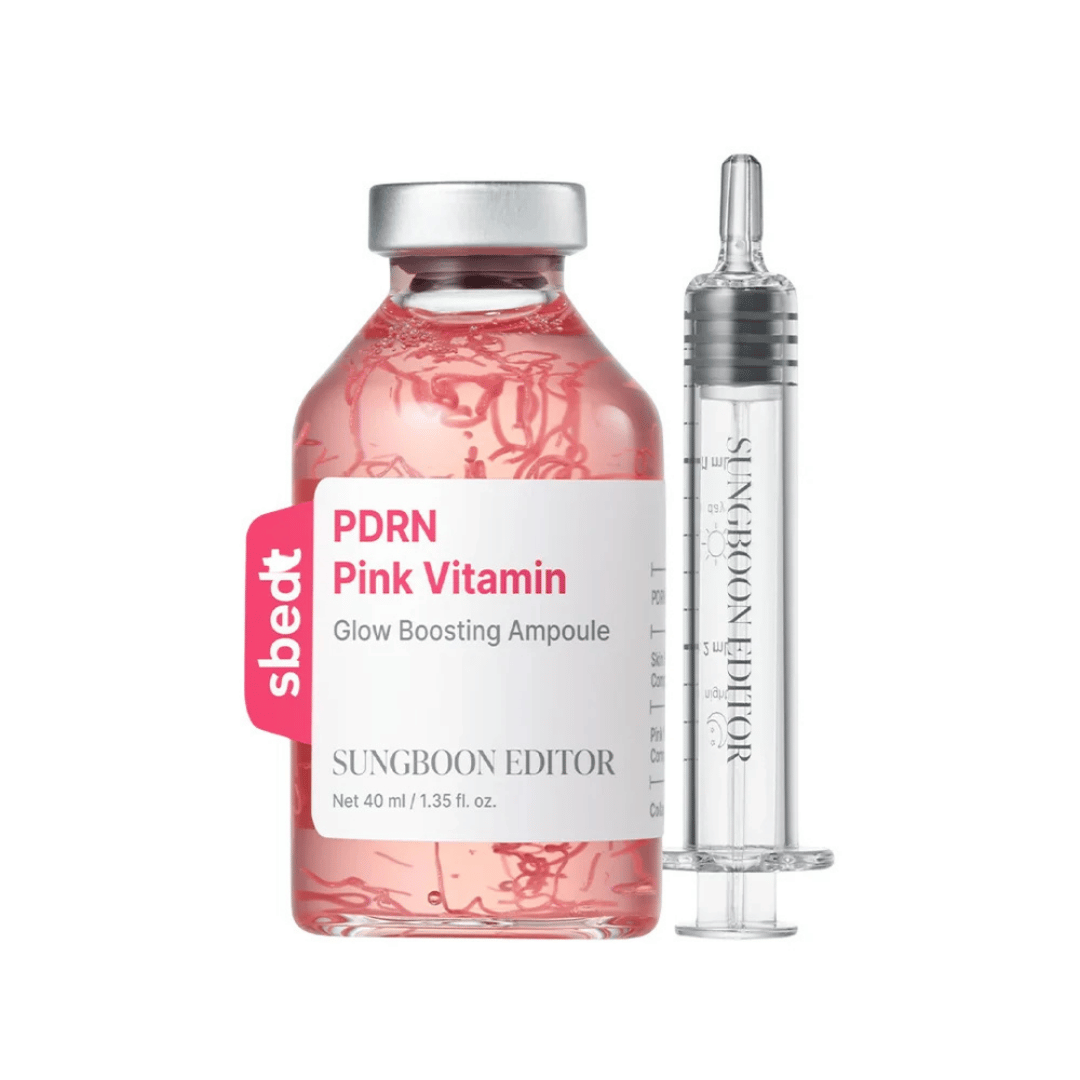 Sungboon Editor Pink PDRN Glow Boosting Ampoule 40ml.