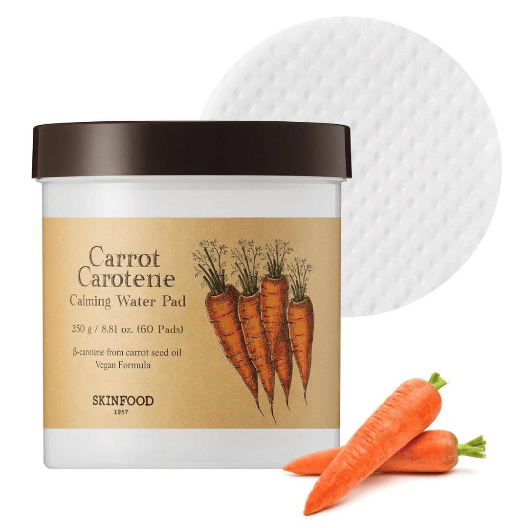 Skinfood Carrot Carotene Calming Water Pad 60 pcs 3 Skinfood Carrot Carotene Calming Water Pad 60 pcs – Bild 1