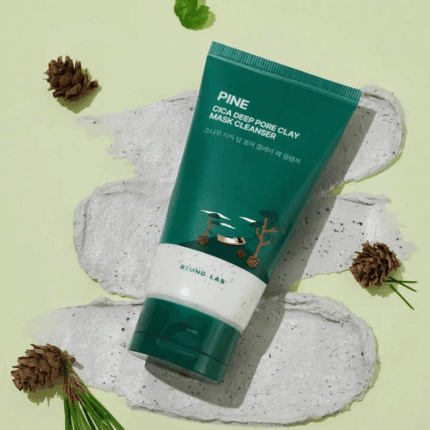 Round Lab Pine Cica Deep Pore Clay Mask Cleanser 150 ml. 3