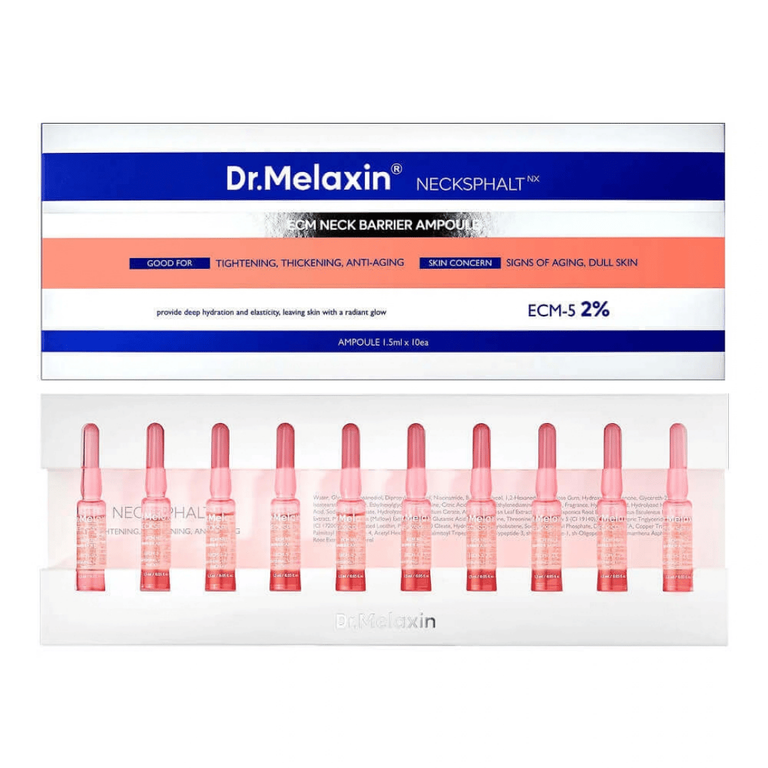 Dr.melaxin Набор укрепляющих ампул для шеи с волюфилином 10шт × 15мл.